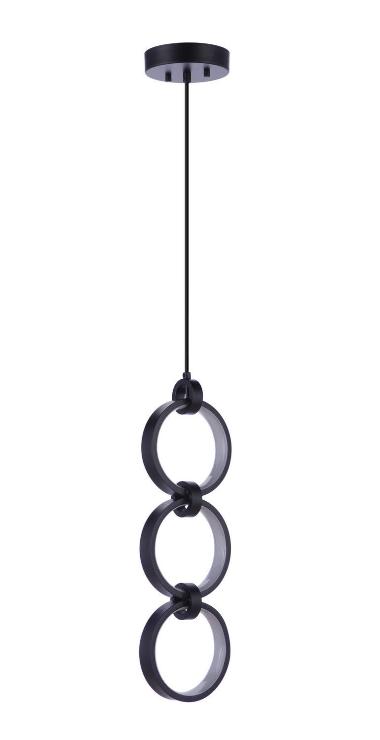 Craftmade - 59393-FB-LED - LED Pendant - Context - Flat Black