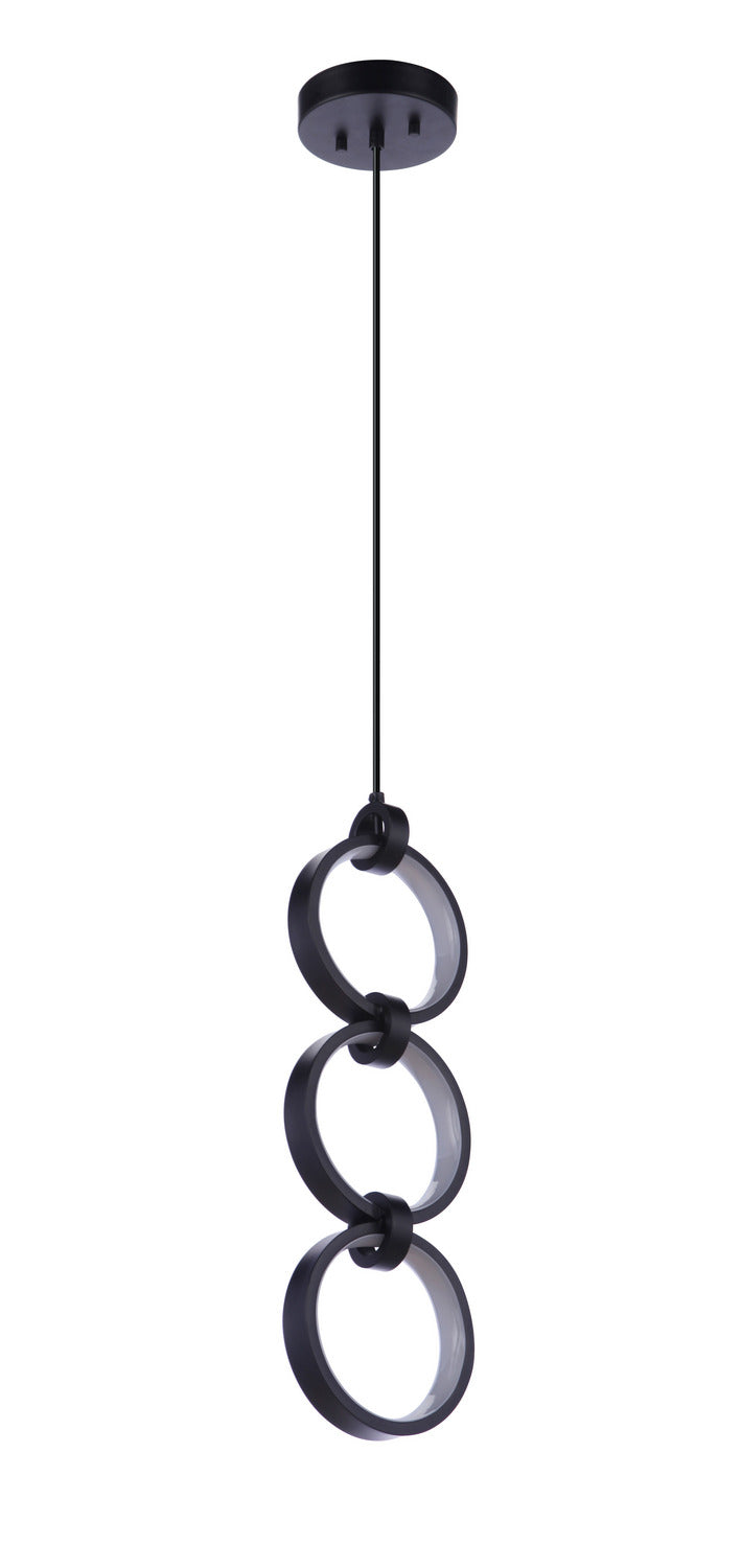 Craftmade - 59393-FB-LED - LED Pendant - Context - Flat Black