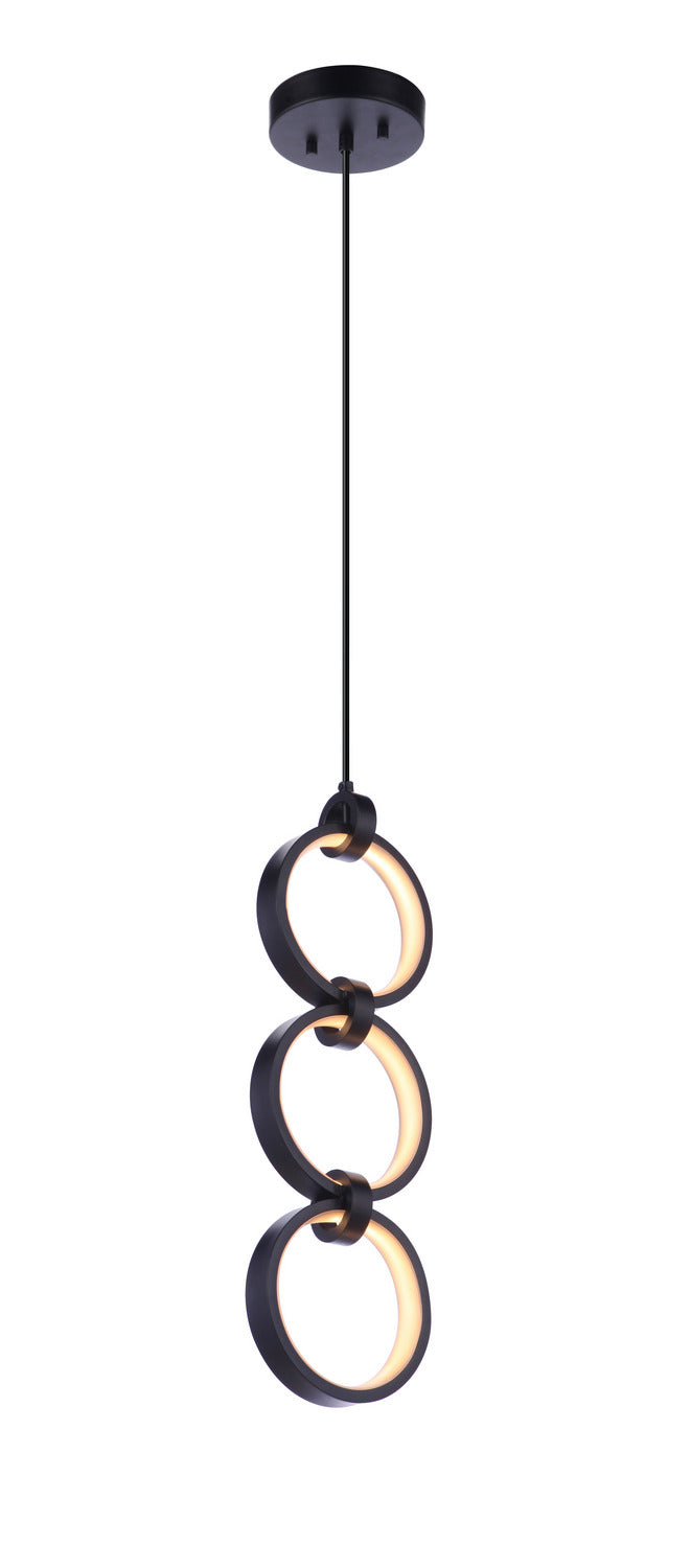 Craftmade - 59393-FB-LED - LED Pendant - Context - Flat Black