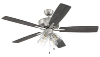 Craftmade - P104BNK5-52FBGW - 52" Ceiling Fan - Pro Plus 104 - Brushed Polished Nickel