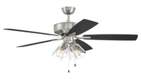Craftmade - P104BNK5-52FBGW - 52" Ceiling Fan - Pro Plus 104 - Brushed Polished Nickel