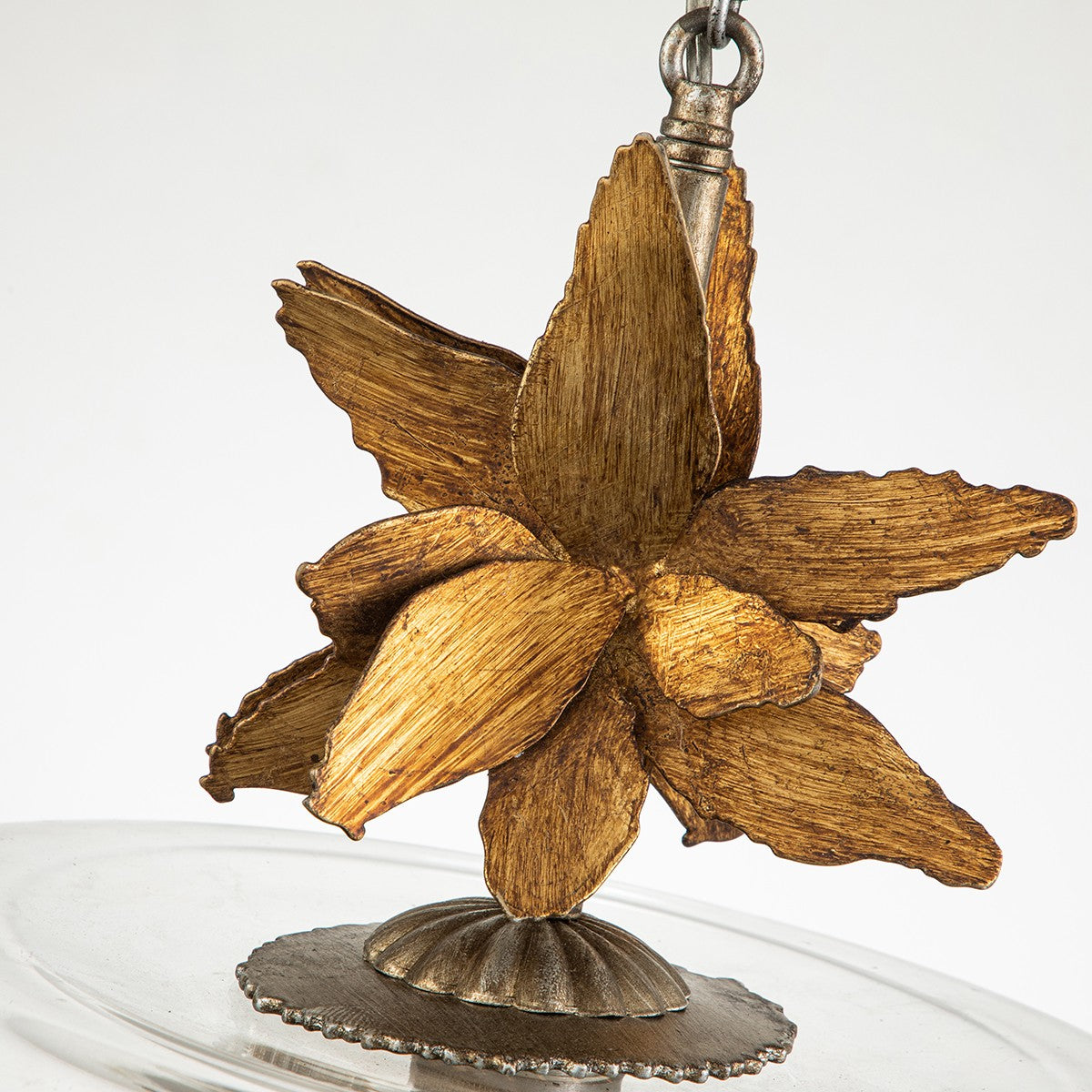 Lucas + McKearn - PD1005G-1 - One Light Pendant - Toissant - Gold Leaf/Silver Leaf