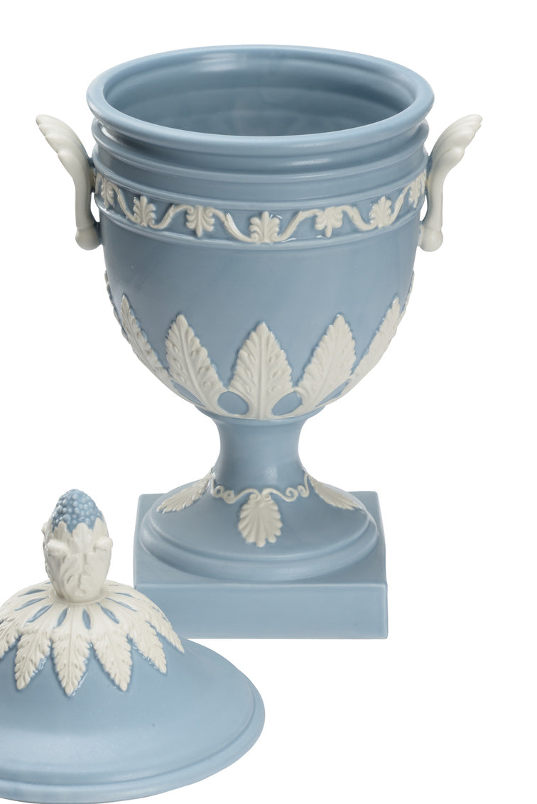 Chelsea House Wedgewood Urn - Blue/Gray