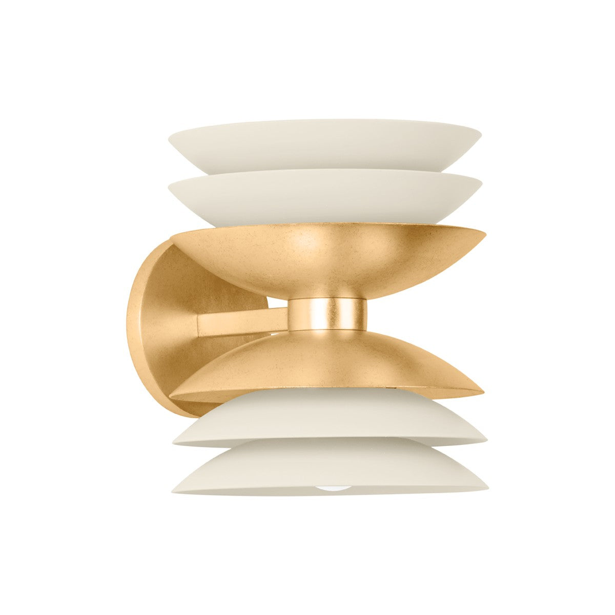 Hudson Valley - 1271-VGL/SSD - Two Light Wall Sconce - Oneida - Vintage Gold Leaf