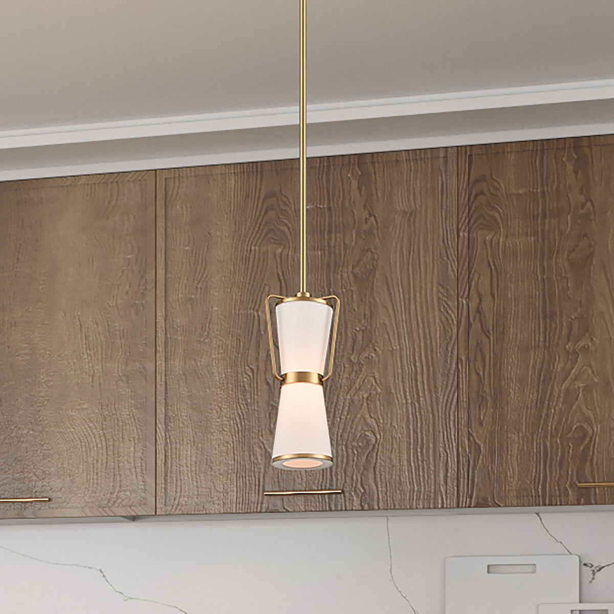 Artcraft - AC11830BB - One Light Pendant - Layla - Brushed Brass