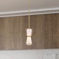 Artcraft - AC11830BB - One Light Pendant - Layla - Brushed Brass