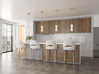 Artcraft - AC11830BB - One Light Pendant - Layla - Brushed Brass