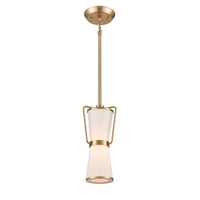 Artcraft - AC11830BB - One Light Pendant - Layla - Brushed Brass