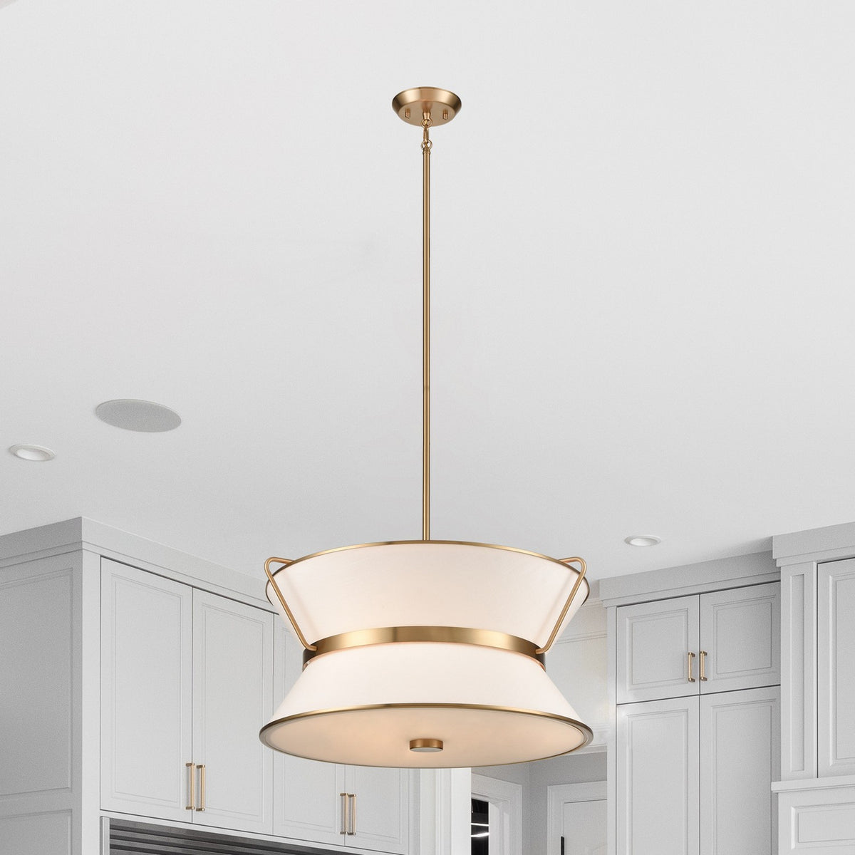 Artcraft - AC11832BB - LED Chandelier - Layla - Brushed Brass