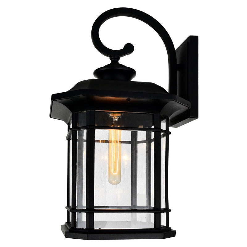 CWI Lighting - 0411W11-1-101 - One Light Outdoor Wall Lantern - Blackburn - Black