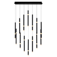 CWI Lighting - 1262P32-14-101 - LED Chandelier - Flute - Black