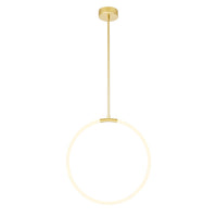 CWI Lighting - 1273P24-1-602 - LED Chandelier - Hoops - Satin Gold