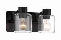 Craftmade - 17712FB2 - Two Light Vanity - Rori - Flat Black