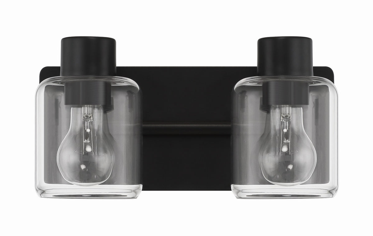 Craftmade - 17712FB2 - Two Light Vanity - Rori - Flat Black