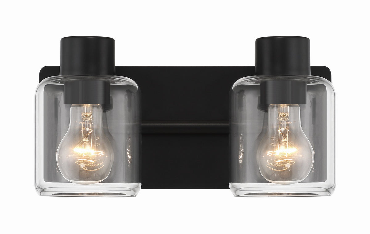 Craftmade - 17712FB2 - Two Light Vanity - Rori - Flat Black