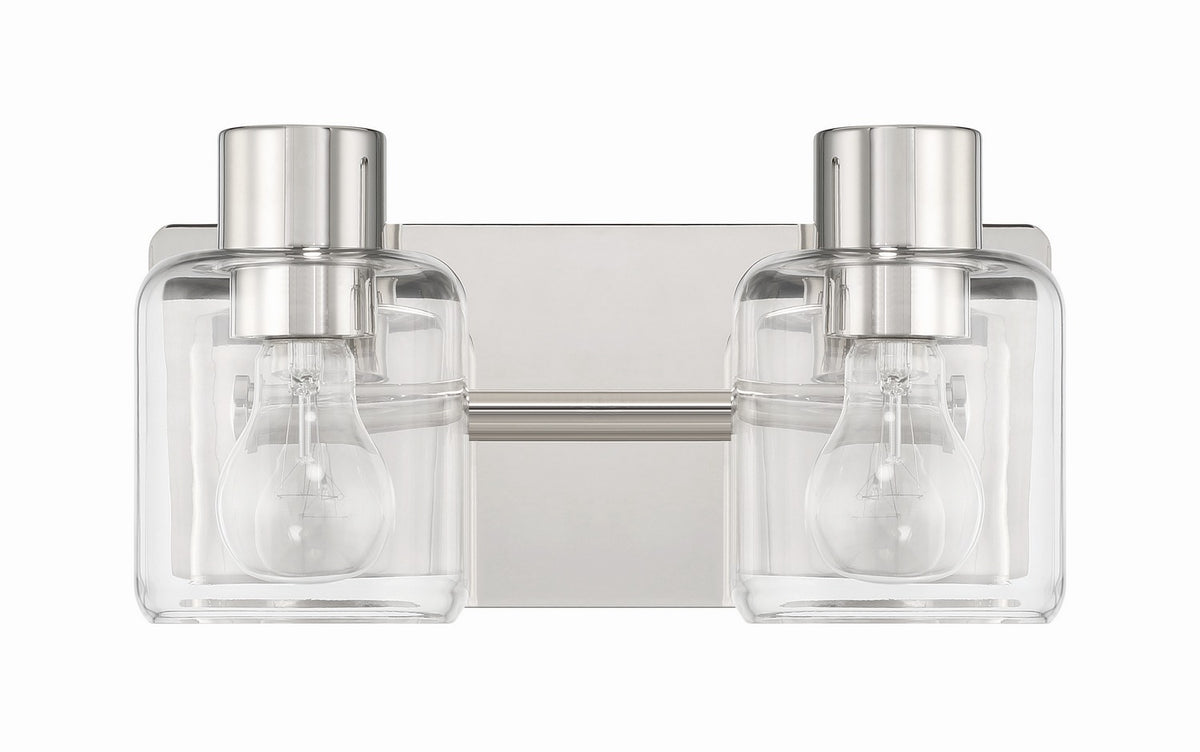 Craftmade - 17712PLN2 - Two Light Vanity - Rori - Polished Nickel