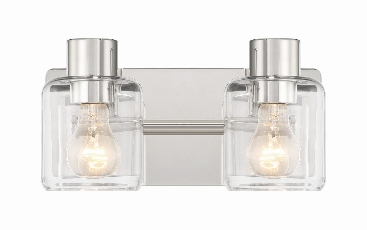 Craftmade - 17712PLN2 - Two Light Vanity - Rori - Polished Nickel