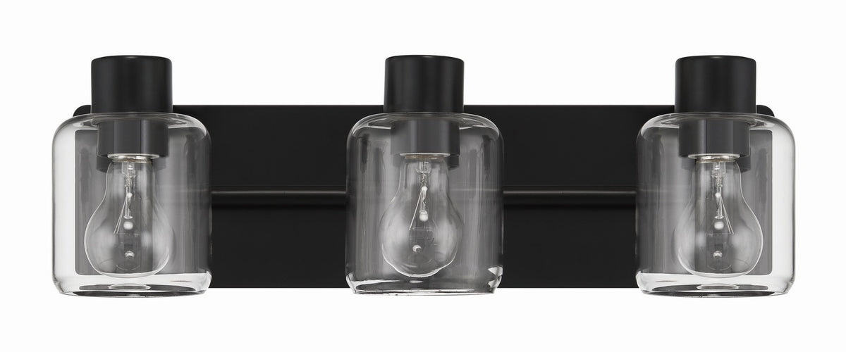 Craftmade - 17720FB3 - Three Light Vanity - Rori - Flat Black