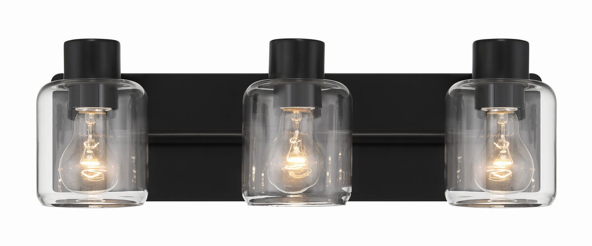 Craftmade - 17720FB3 - Three Light Vanity - Rori - Flat Black