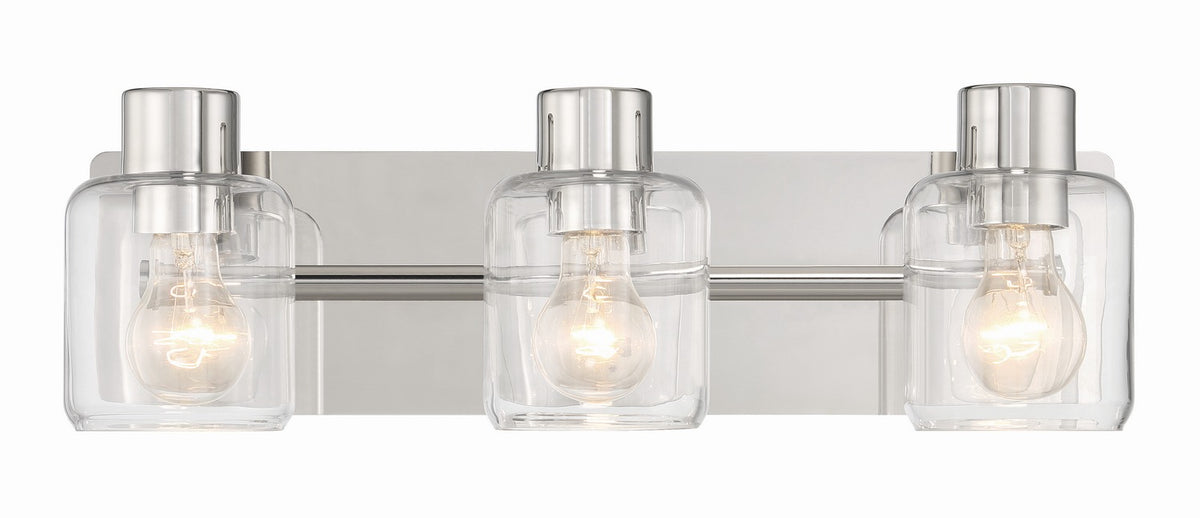 Craftmade - 17720PLN3 - Three Light Vanity - Rori - Polished Nickel