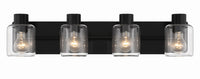 Craftmade - 17728FB4 - Four Light Vanity - Rori - Flat Black