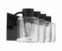 Craftmade - 17728FB4 - Four Light Vanity - Rori - Flat Black