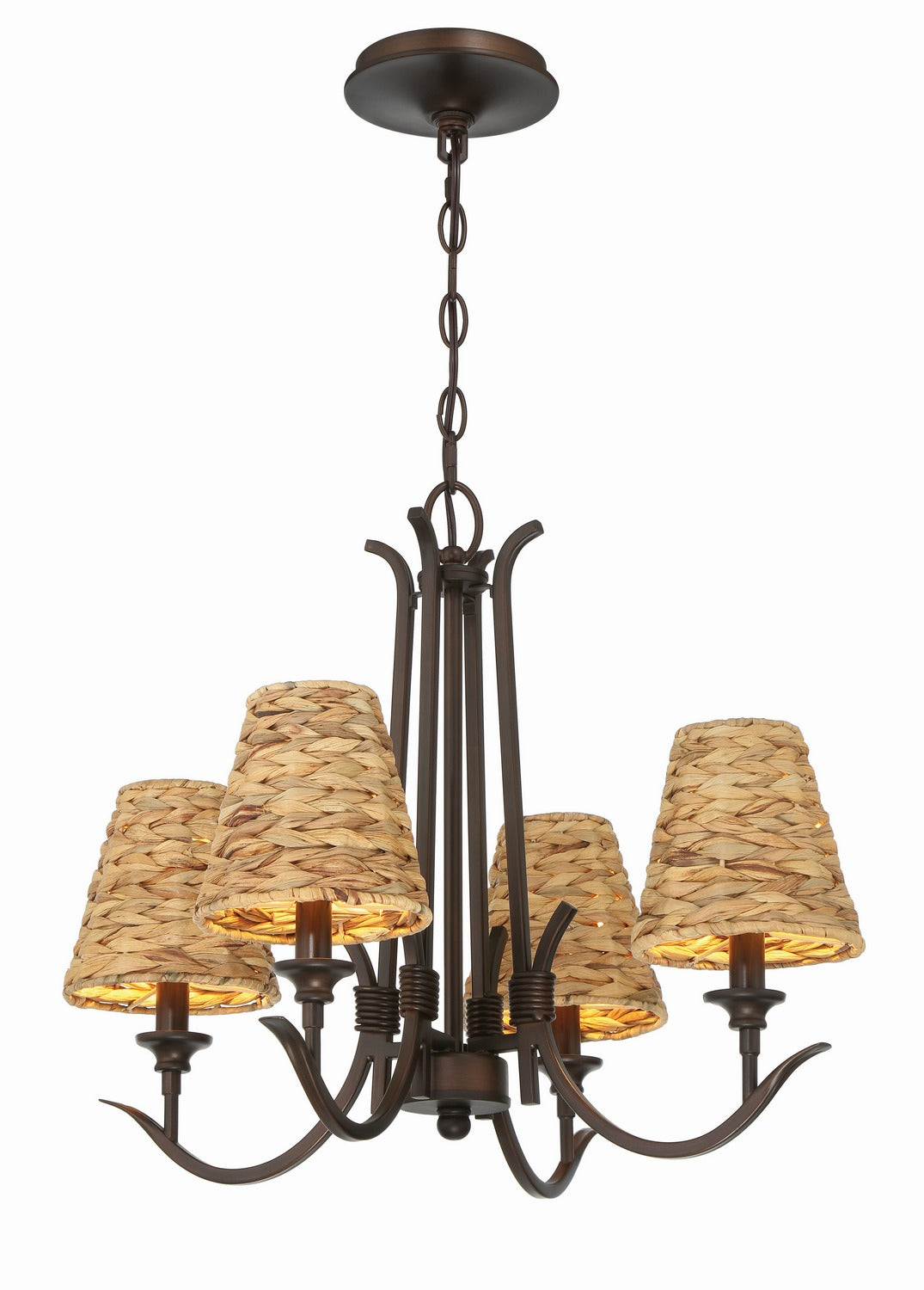 Craftmade - 58324-ABZ - Four Light Chandelier - Kokomo - Aged Bronze Brushed
