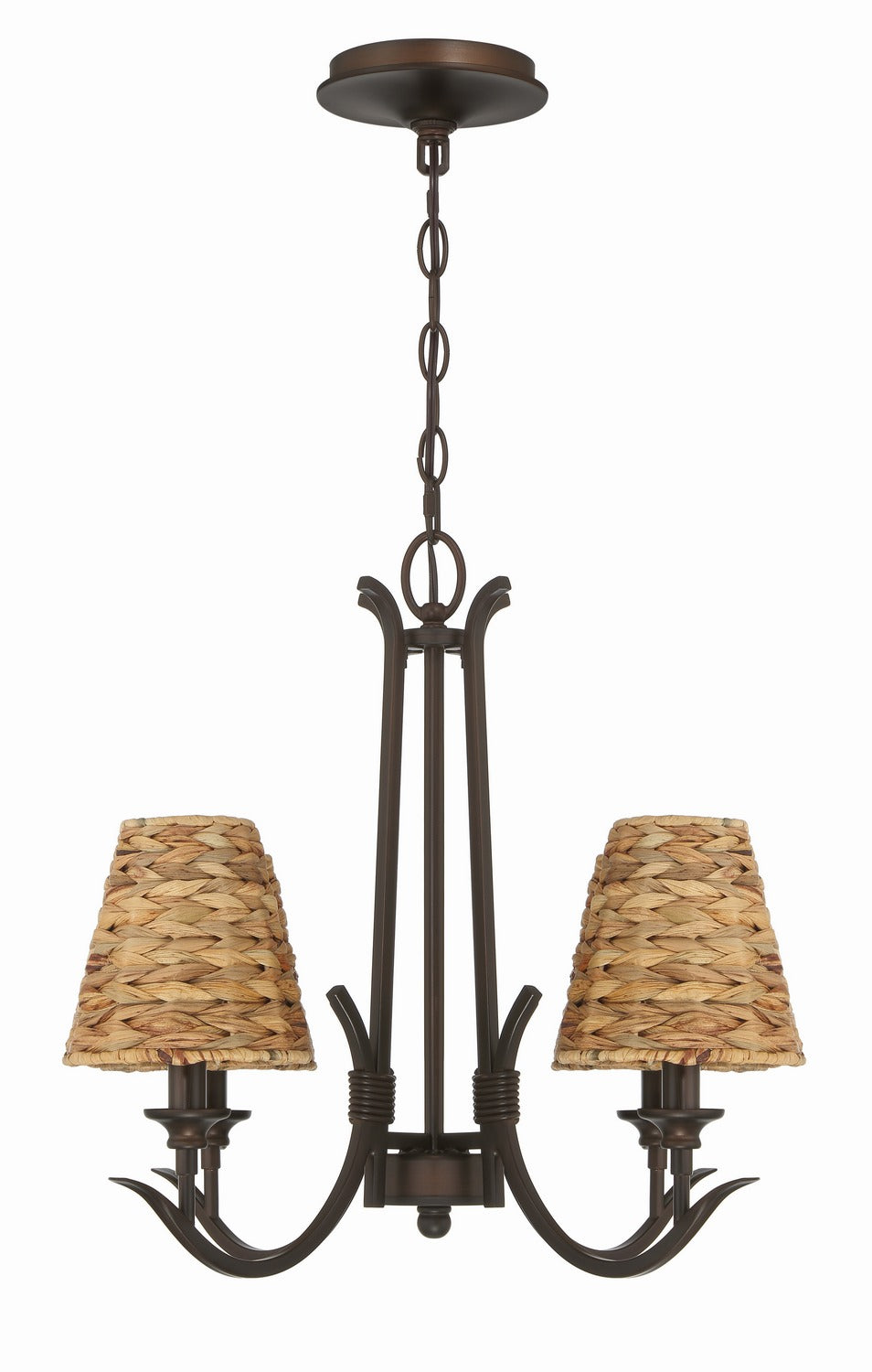 Craftmade - 58324-ABZ - Four Light Chandelier - Kokomo - Aged Bronze Brushed