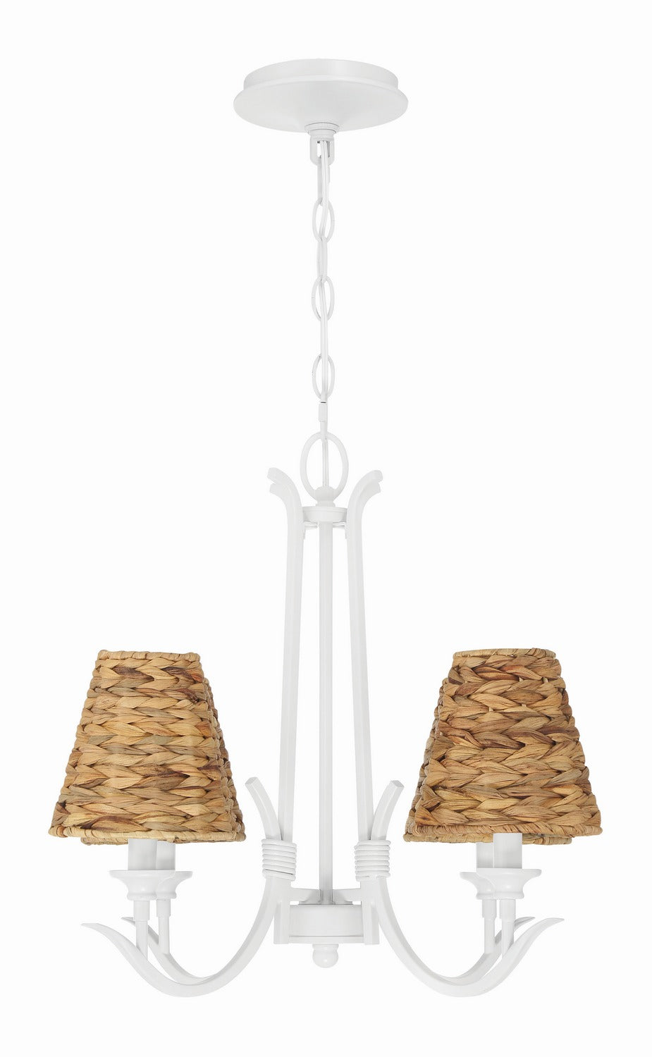 Craftmade - 58324-MWW - Four Light Chandelier - Kokomo - Matte White