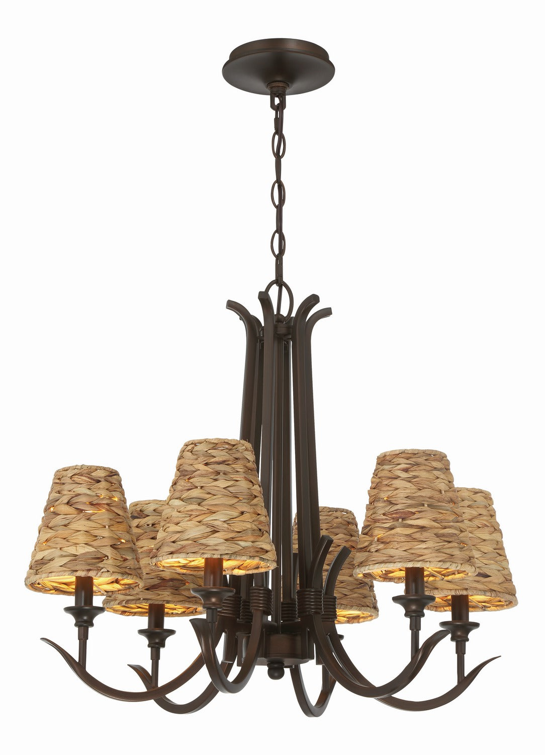 Craftmade - 58326-ABZ - Six Light Chandelier - Kokomo - Aged Bronze Brushed