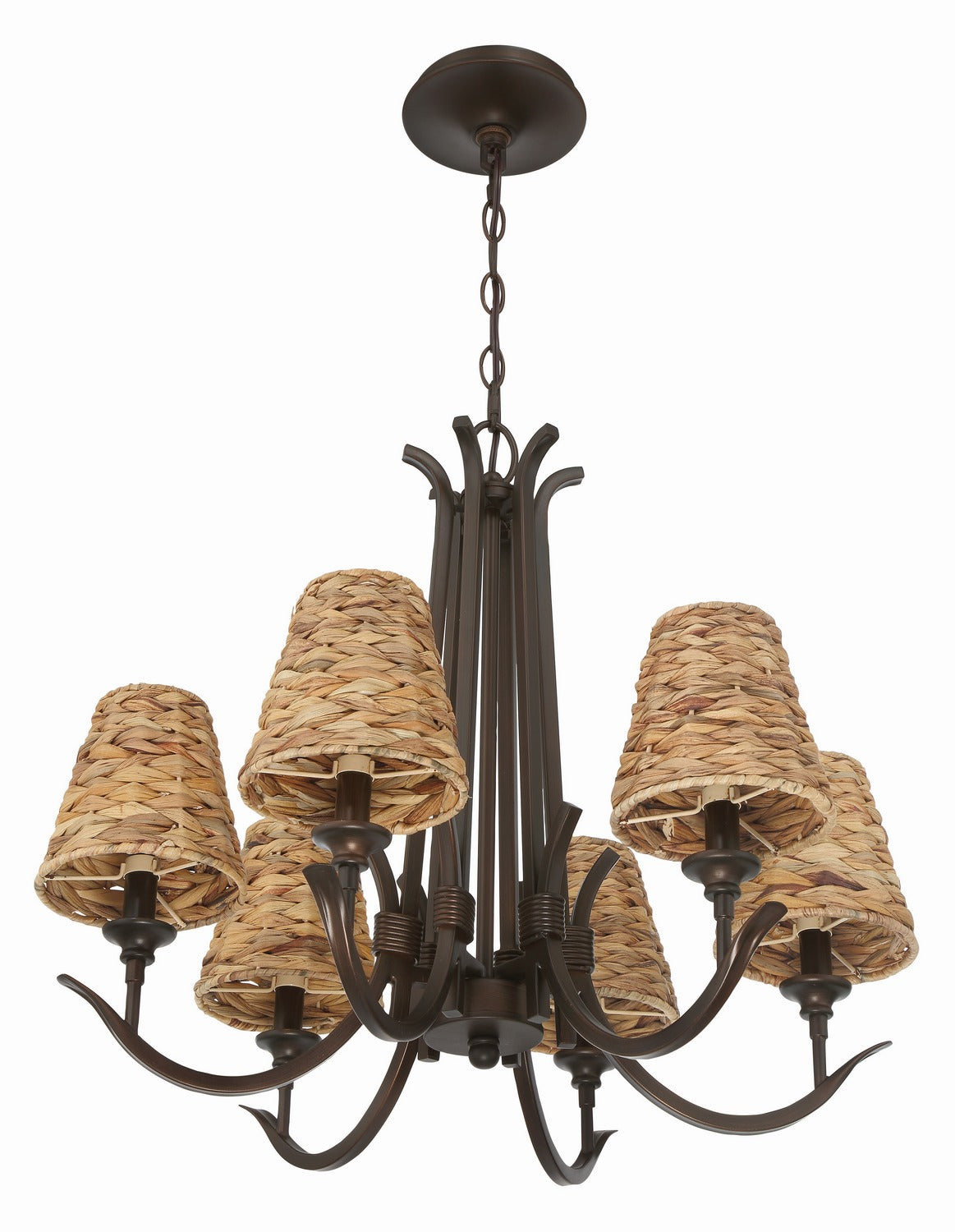 Craftmade - 58326-ABZ - Six Light Chandelier - Kokomo - Aged Bronze Brushed