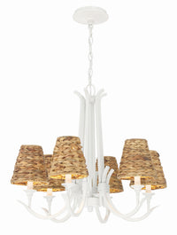 Craftmade - 58326-MWW - Six Light Chandelier - Kokomo - Matte White