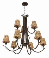 Craftmade - 58329-ABZ - Nine Light Chandelier - Kokomo - Aged Bronze Brushed