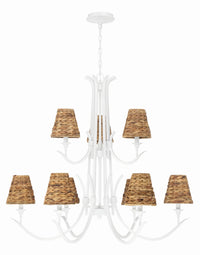 Craftmade - 58329-MWW - Nine Light Chandelier - Kokomo - Matte White