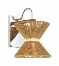 Craftmade - 58561-CHWAL - One Light Wall Sconce - Serena - Chrome/Walnut
