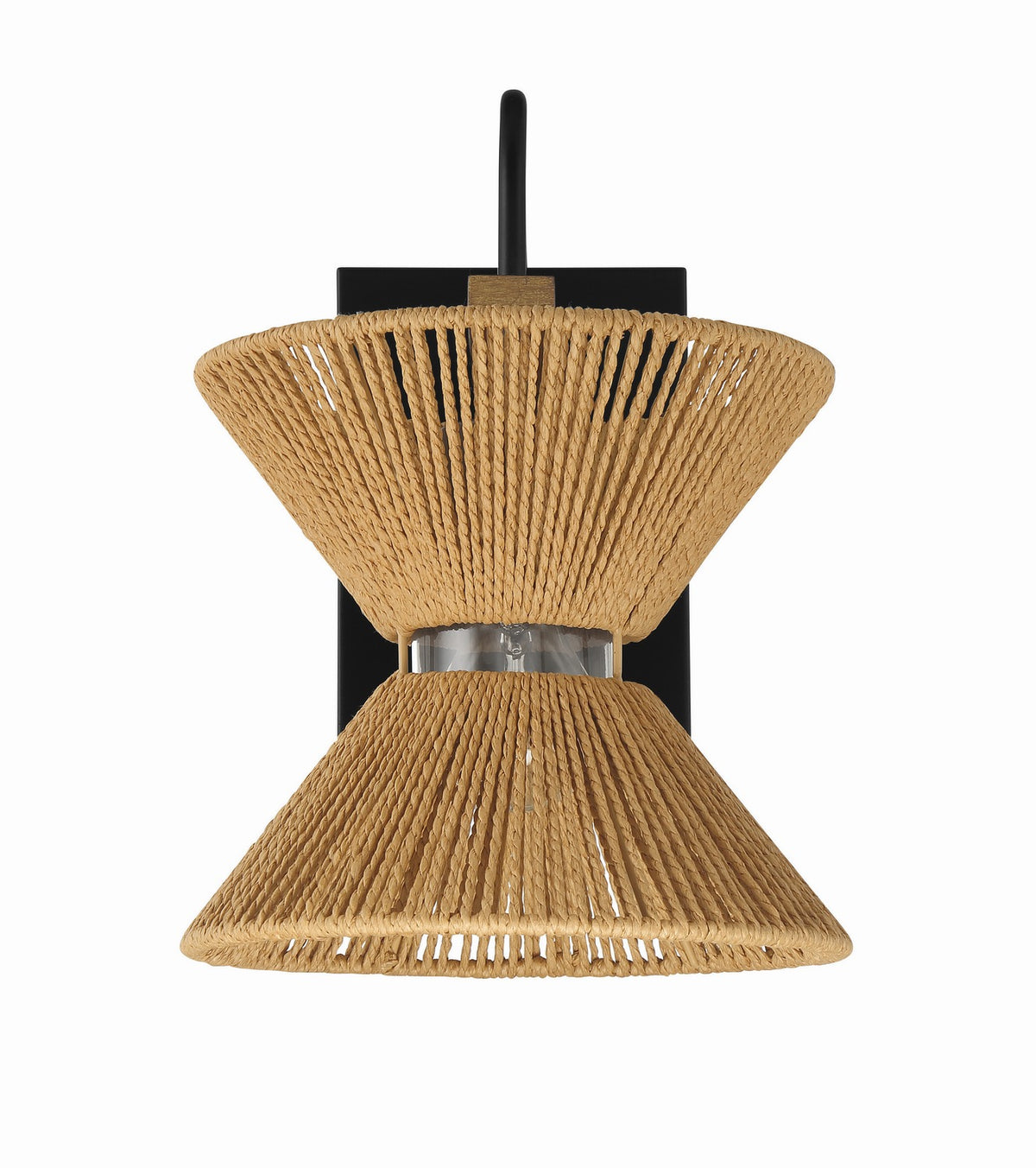 Craftmade - 58561-FBWAL - One Light Wall Sconce - Serena - Flat Black/Walnut