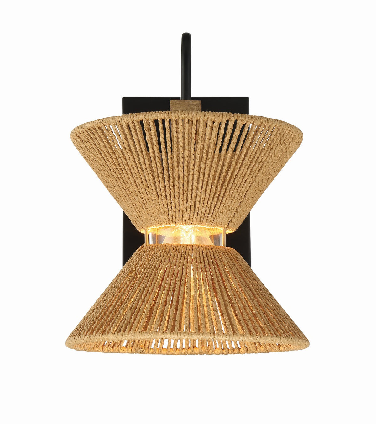 Craftmade - 58561-FBWAL - One Light Wall Sconce - Serena - Flat Black/Walnut
