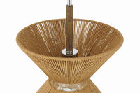 Craftmade - 58591-CHWAL - One Light Pendant - Serena - Chrome/Walnut