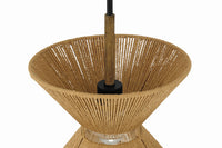 Craftmade - 58591-FBWAL - One Light Pendant - Serena - Flat Black/Walnut