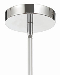 Craftmade - 58596-CHWAL - Six Light Pendant - Serena - Chrome/Walnut