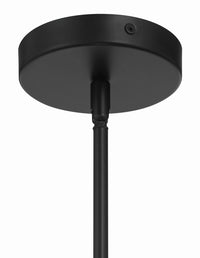 Craftmade - 58596-FBWAL - Six Light Pendant - Serena - Flat Black/Walnut