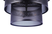 Craftmade - 58992-FB - 12 Light Pendant - Mesh - Flat Black