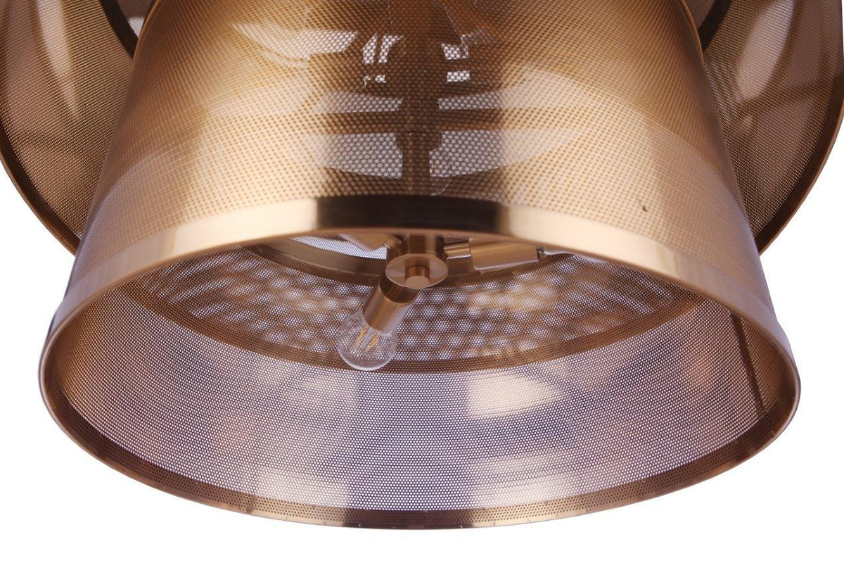 Craftmade - 58992-SB - 12 Light Pendant - Mesh - Satin Brass