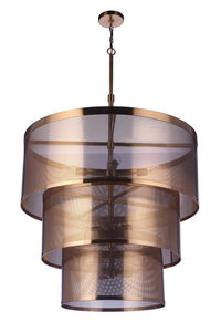 Craftmade - 58992-SB - 12 Light Pendant - Mesh - Satin Brass