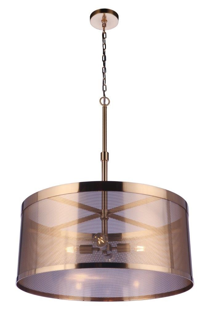 Craftmade - 58992-SB - 12 Light Pendant - Mesh - Satin Brass