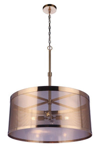 Craftmade - 58992-SB - 12 Light Pendant - Mesh - Satin Brass