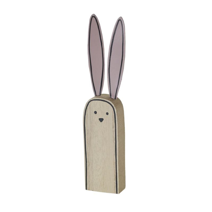 Design Shop Natural Trixie Bunny, 1.5" X 7.25", Set of 4.
