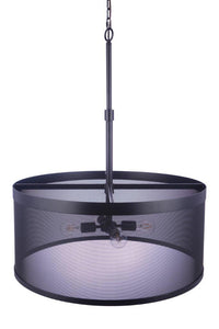 Craftmade - 58994-FB - Four Light Pendant - Mesh - Flat Black