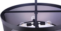 Craftmade - 58994-FB - Four Light Pendant - Mesh - Flat Black