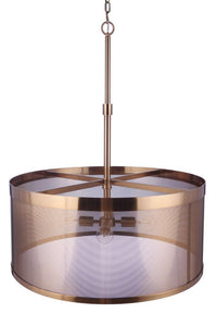 Craftmade - 58994-SB - Four Light Pendant - Mesh - Satin Brass